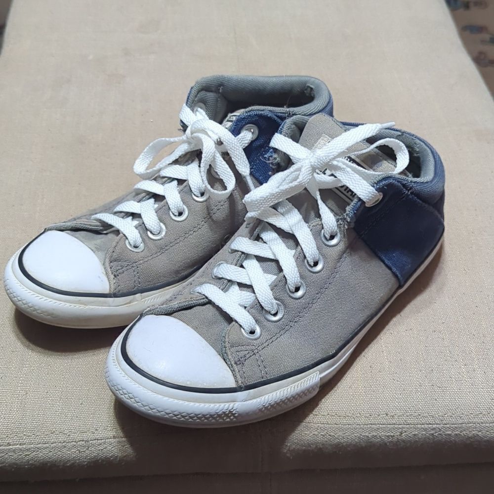 CONVERSE ALL STAR Chuck Taylor 665357F Gray Blue Sneakers Junior Size‎ 5